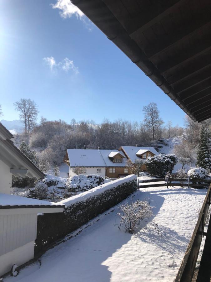 Nagelfluh Hüs – Traumhafte 2-Zimmerwohnung mit Bergblick und Südbalkon Blaichach Exterior foto